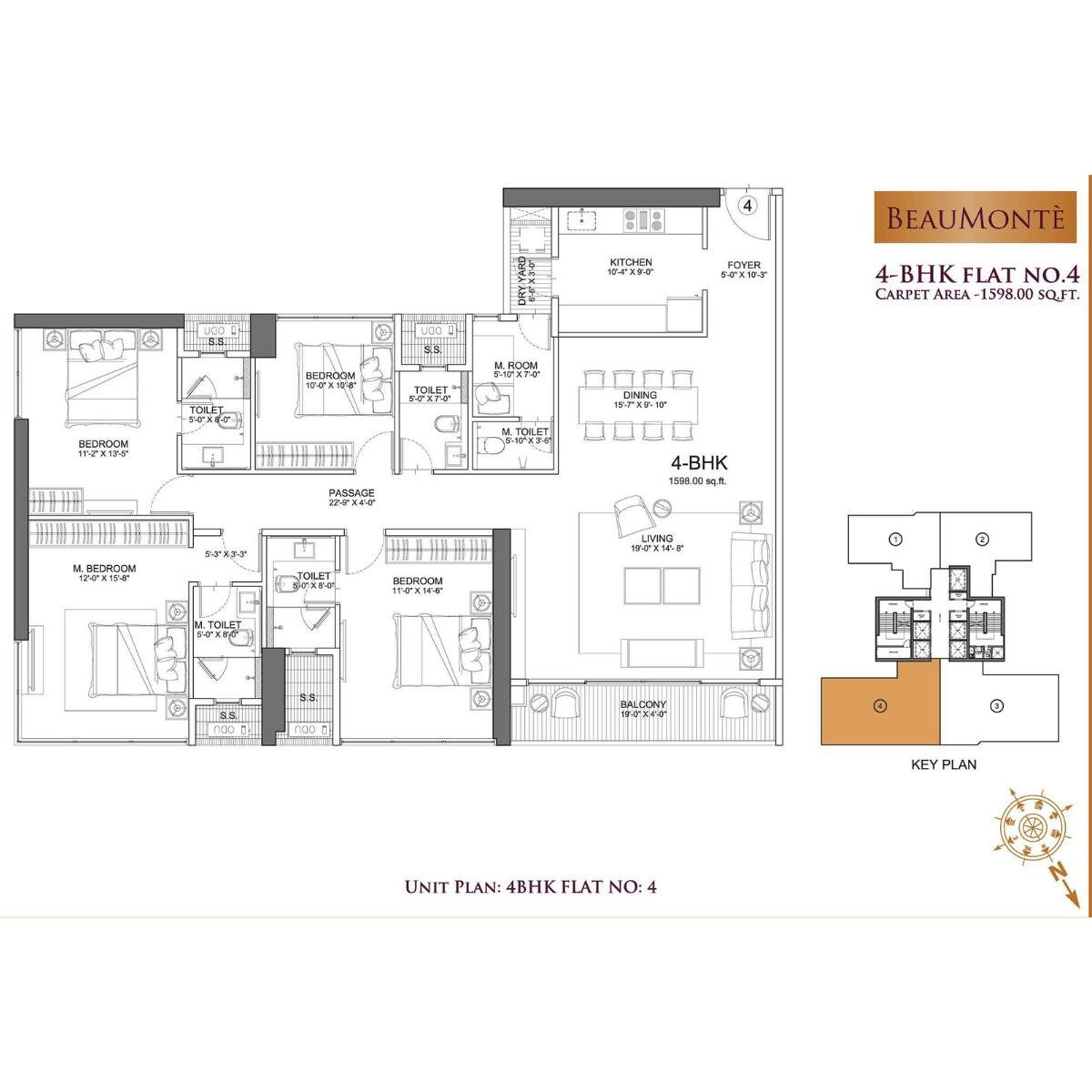 Sheth-Beaumonte-Tower-A-Floor-Plan-4-BHK-1598-sqft-Unit-4